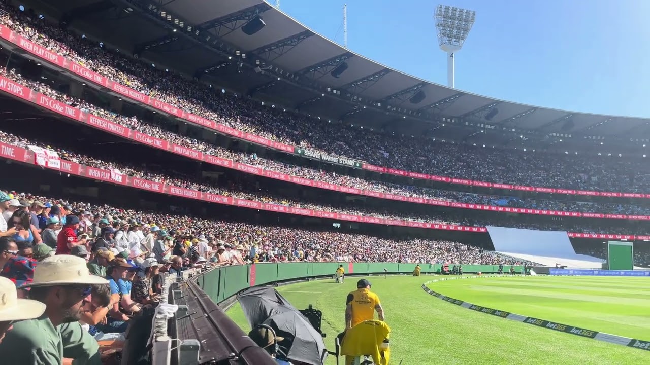 Barmy Army Celebrate Boxing Day Test Victory