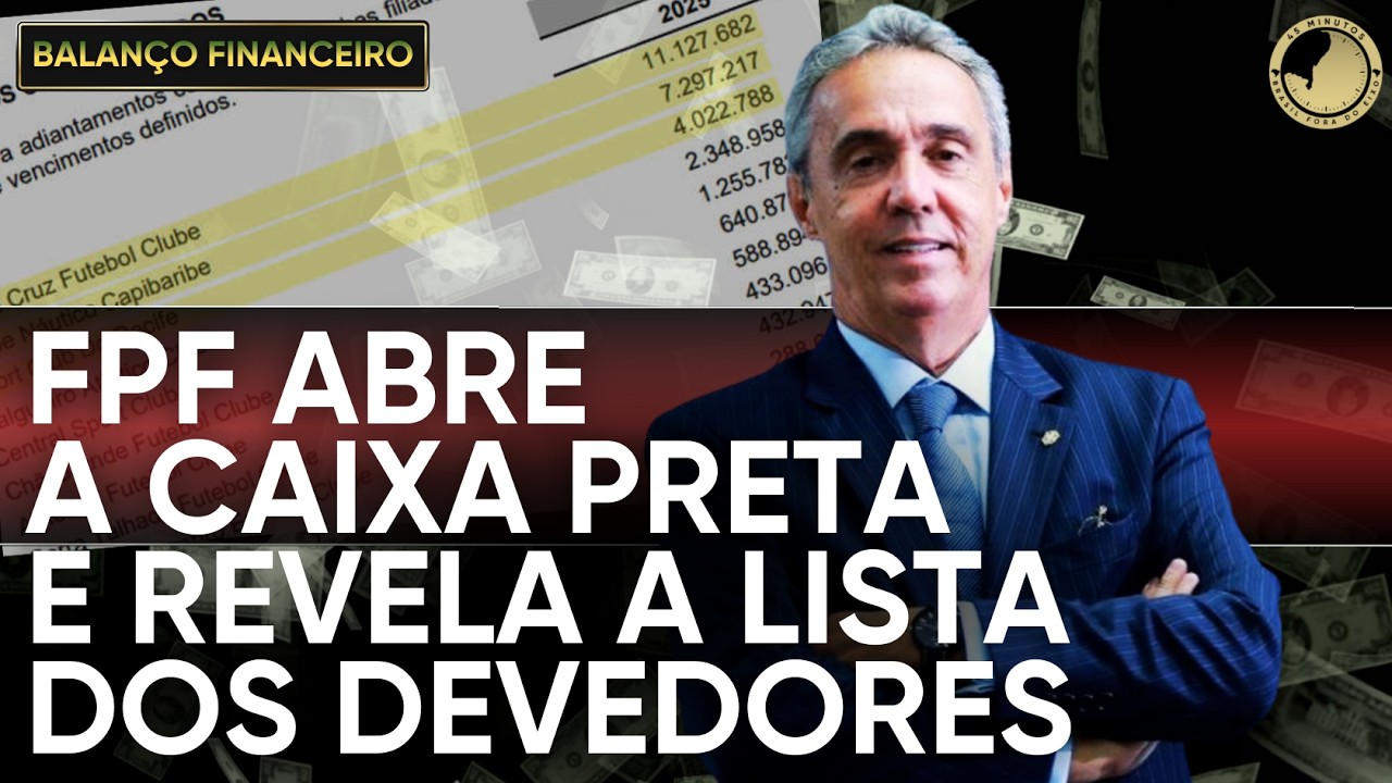 FPF DIVULGA LISTA DE CLUBES DEVEDORES. MAIS DE R$ 30 MILHÕES. SANTA 