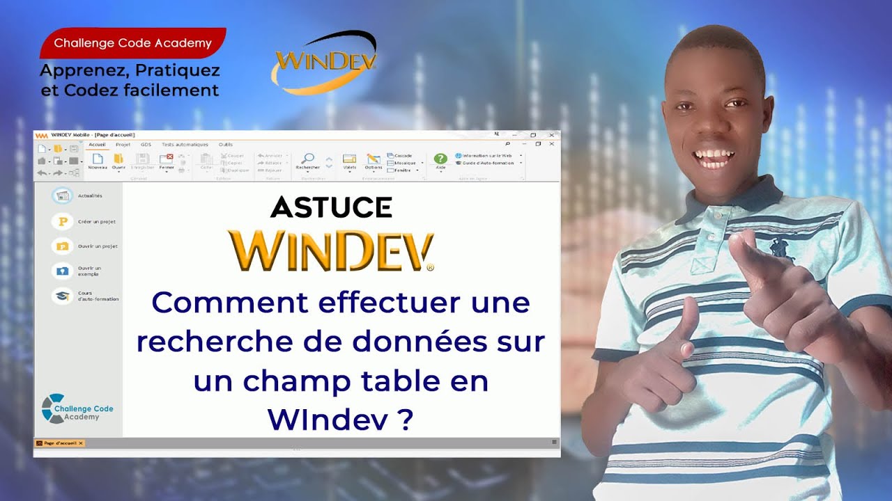 Rechercher une donnée dans un champ table | Astuce WINDEV
