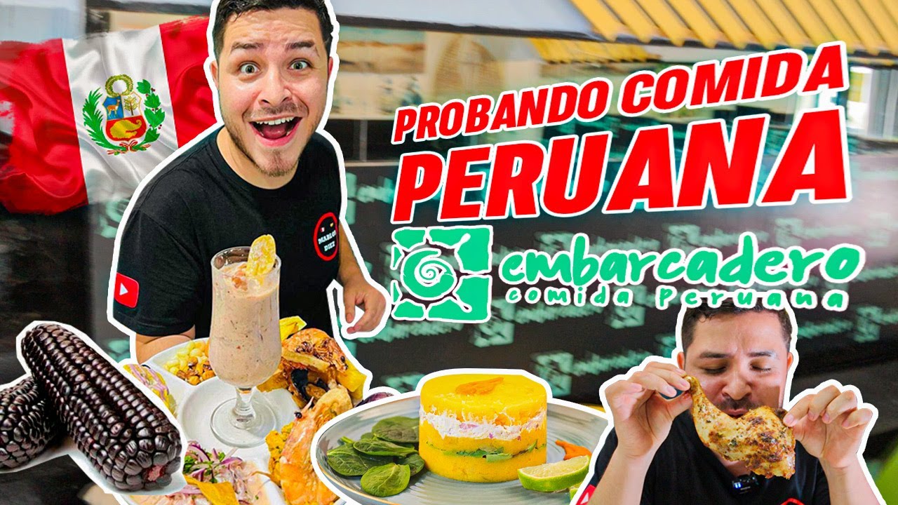 ⭐️⭐️PROBANDO COMIDA PERUANA 🇵🇪 EN ESPAÑA 🇪🇸 / EMBARCADERO 🤩 #comidaperuana #viral