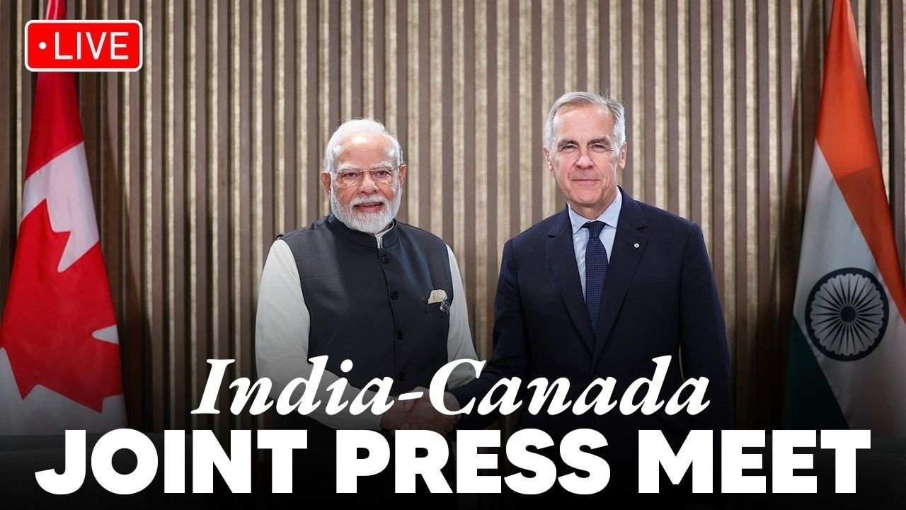 LIVE: PM Modi, PM Carney of Canada attend joint press meet at Hyderabad House, New Delhi