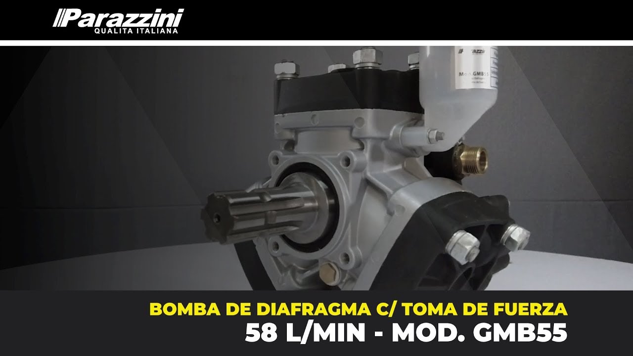 BOMBA DE DIAFRAGMA PARAZZINI / 58 L/MIN - MOD. GMB55