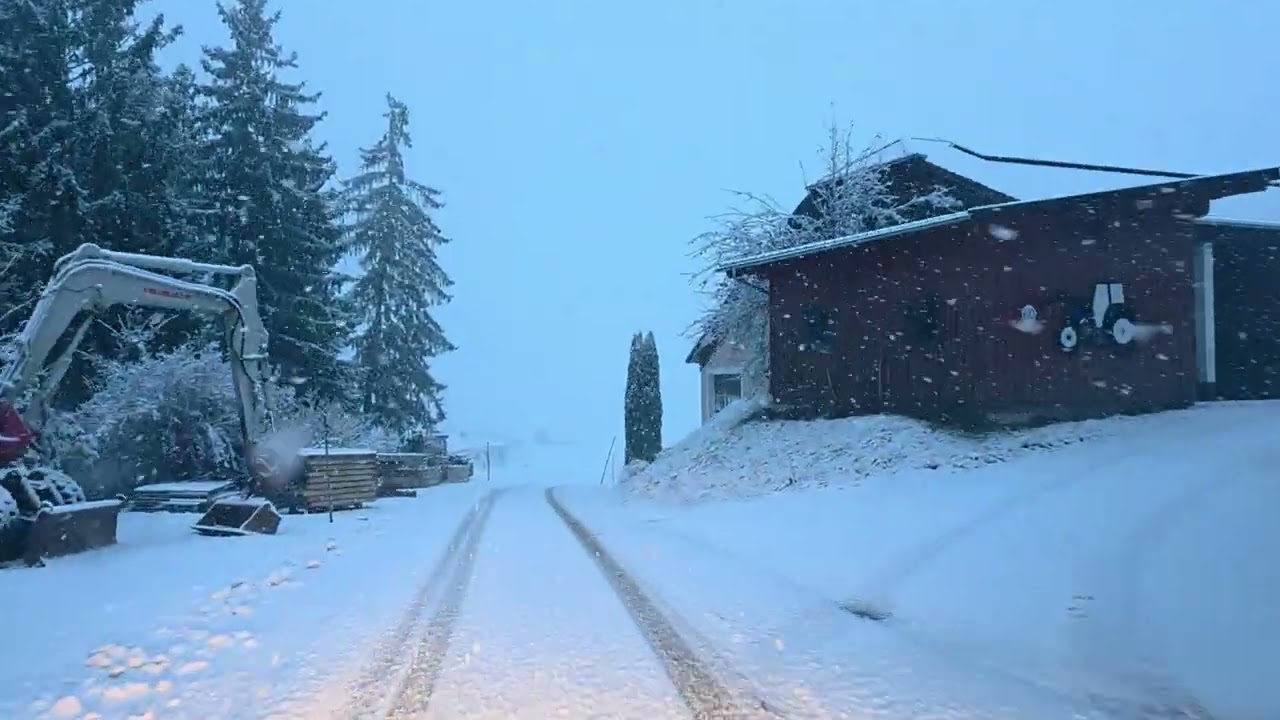 Schnee in Österreich Snow ❄️ in 🇦🇹 Austria 