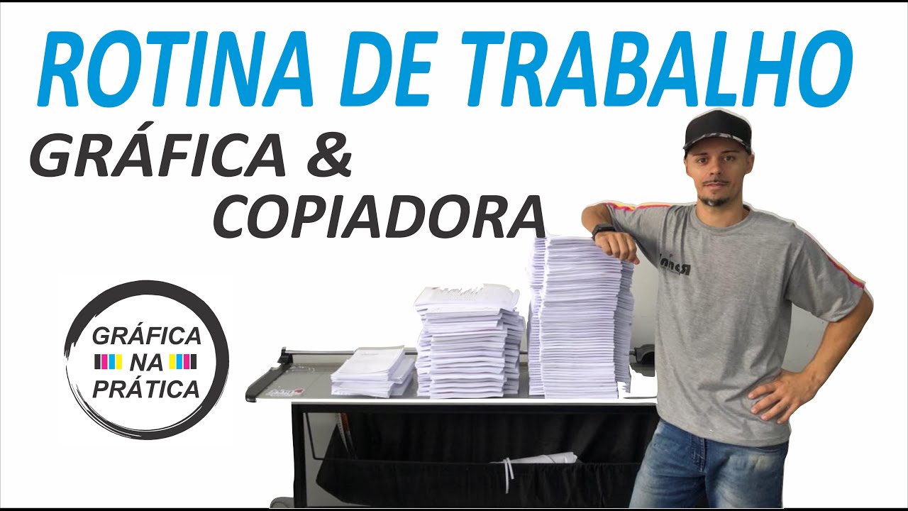 ROTINA DE TRABALHO EM MINHA GRÁFICA RÁPIDA - PAPELARIA PERSONALIZADA - COPIADORA