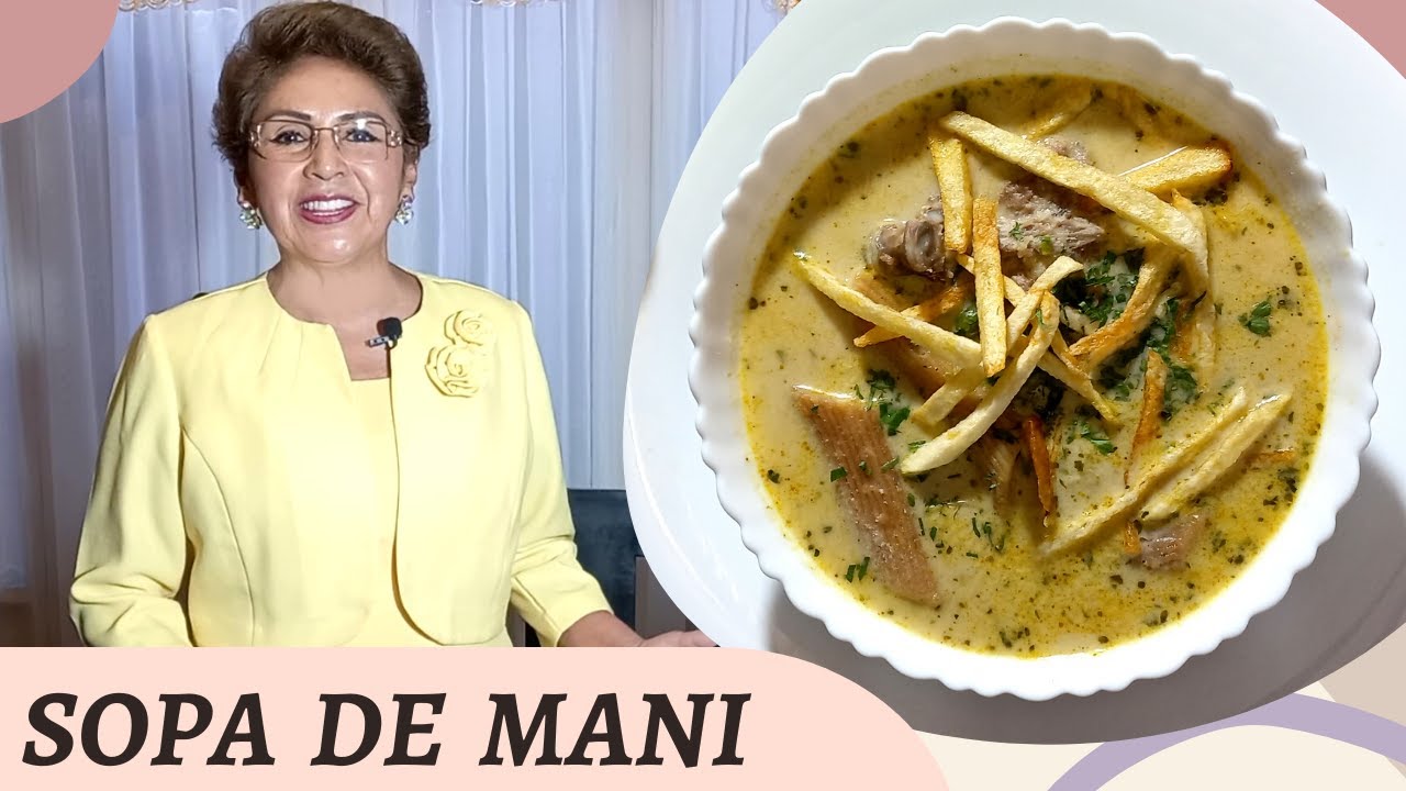 SOPA DE MANI  DELICIOSA 😋👌 (✅ Receta Fácil  y rápido  de preparar ) 🎁