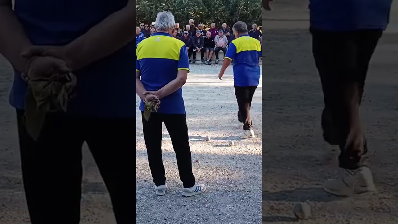 Championnat triplette mixte vétérans cd 66. Finale 