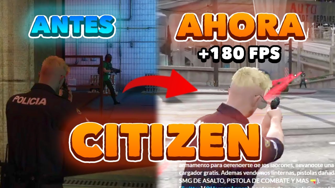 EL MEJOR CITIZEN PARA SUBIR +180 FPS | FIVEM PVP