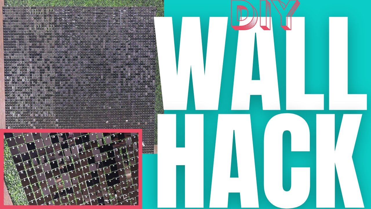 Sequin wall backdrop diy | sequin wall hack