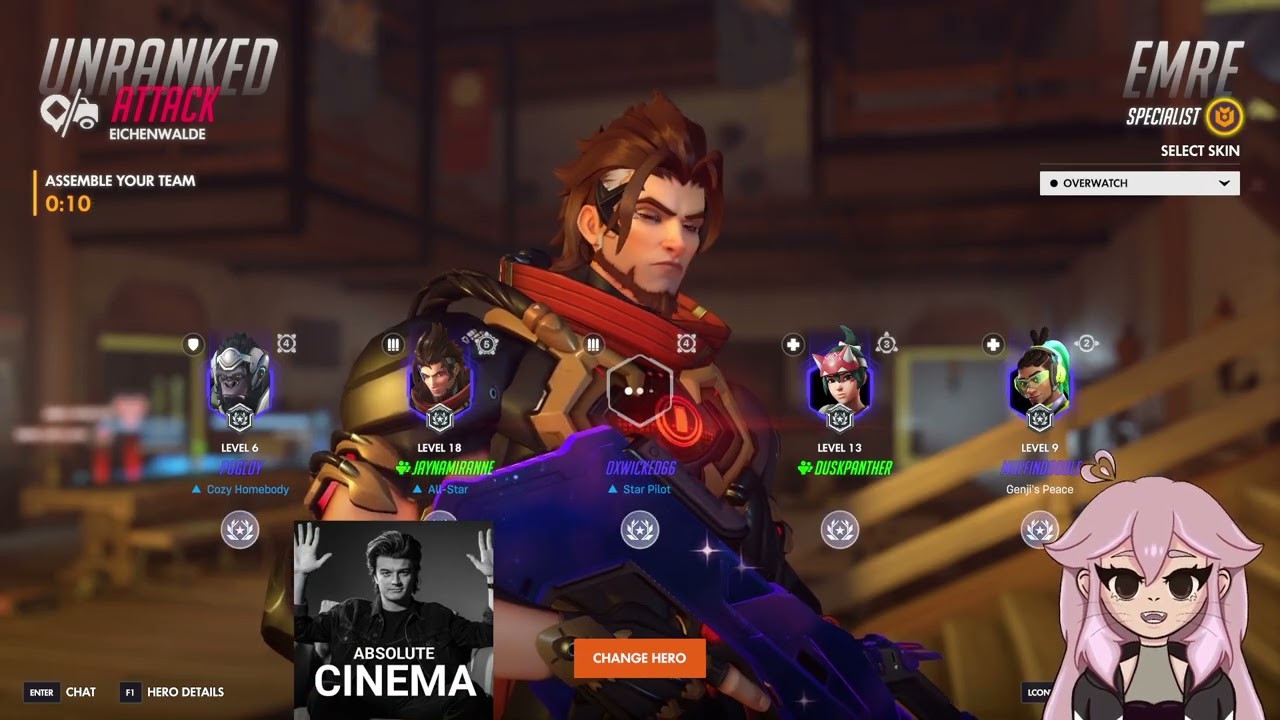 drops! messed with my audio settings but its overwatch time again