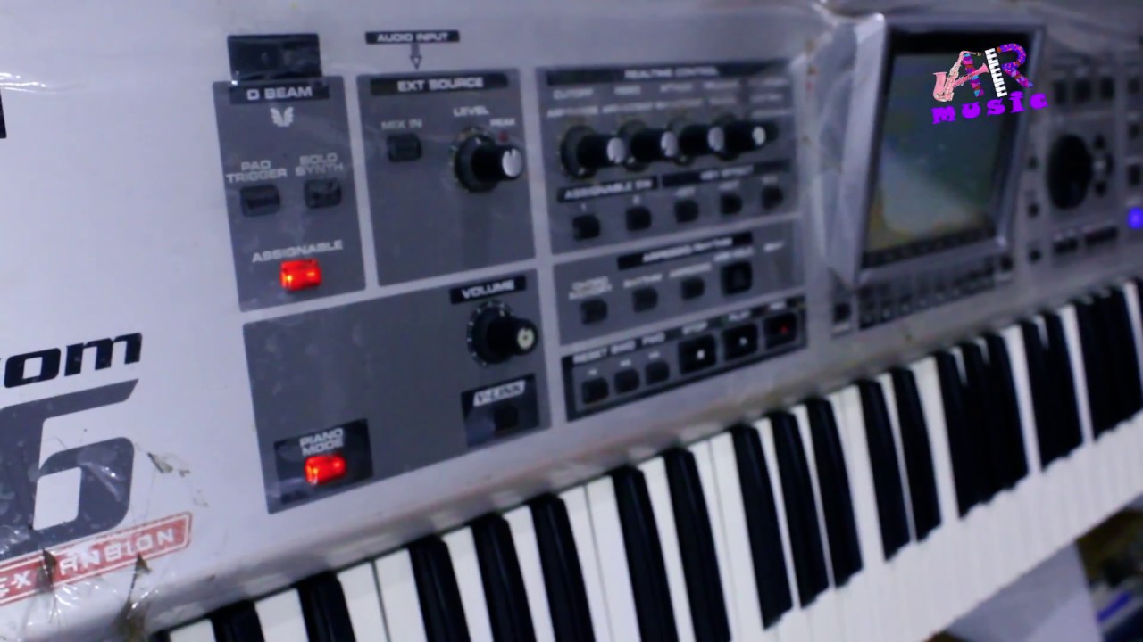 HOW TO USE D-BEAM ASSIGNABLE BUTTON FEATURE IN ROLAND FANTOM X6 | A R Music | Anil Sharma