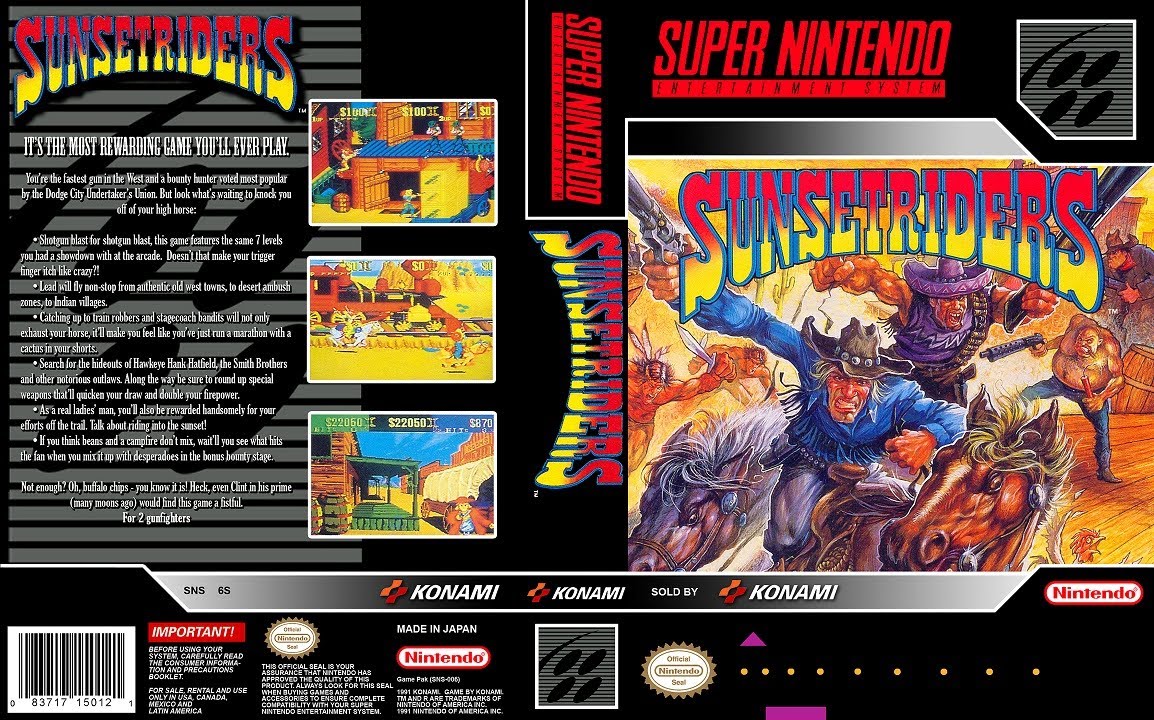 Sunset riders на SNES (прохождение)