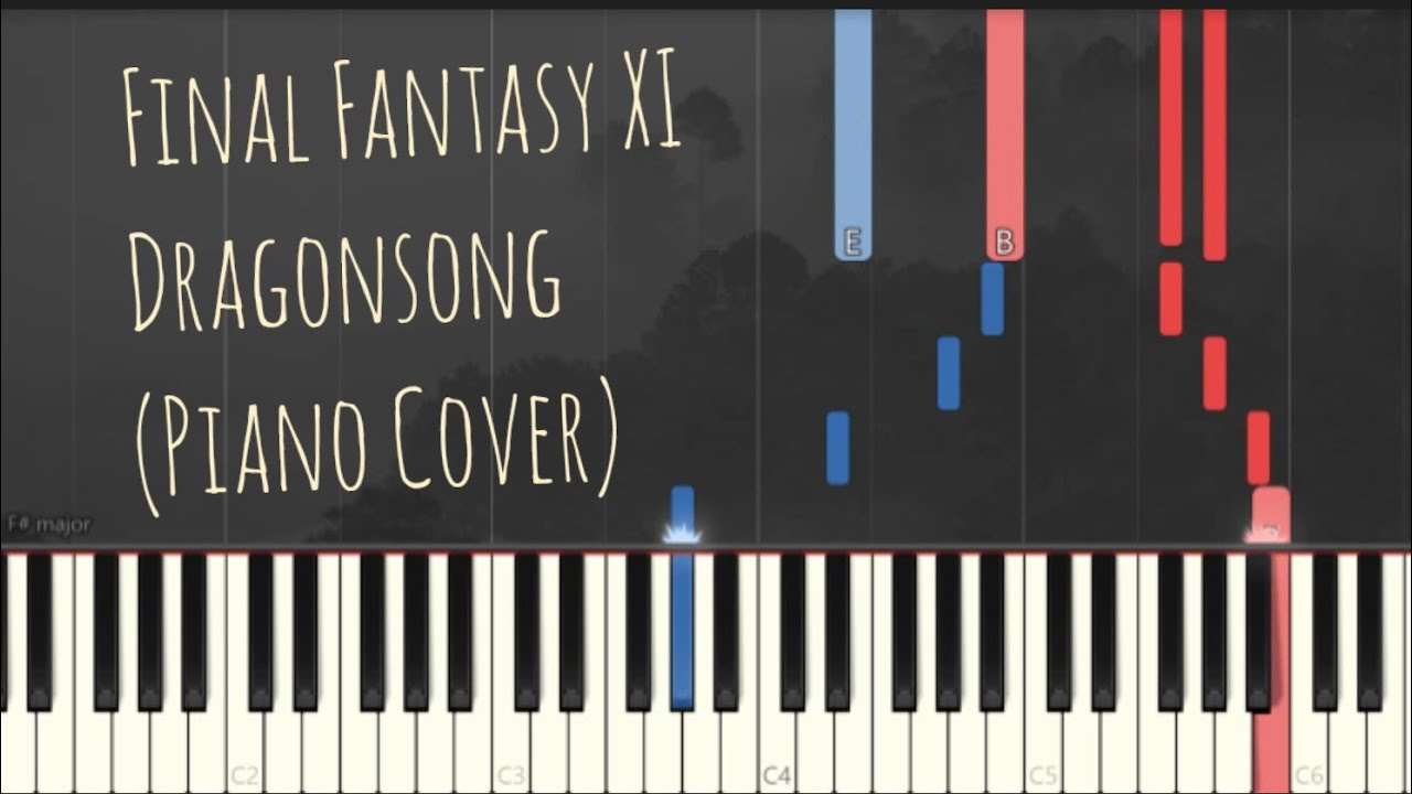 Final Fantasy XIV - Dragonsong  | Piano Pop Song Tutorial