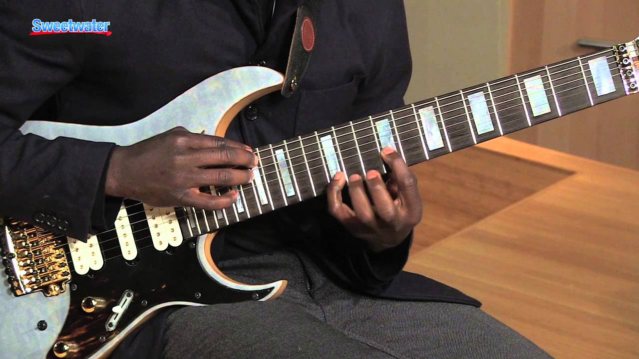 Ibanez TAM100 Tosin Abasi Signature 8-string Guitar Demo - Sweetwater Sound