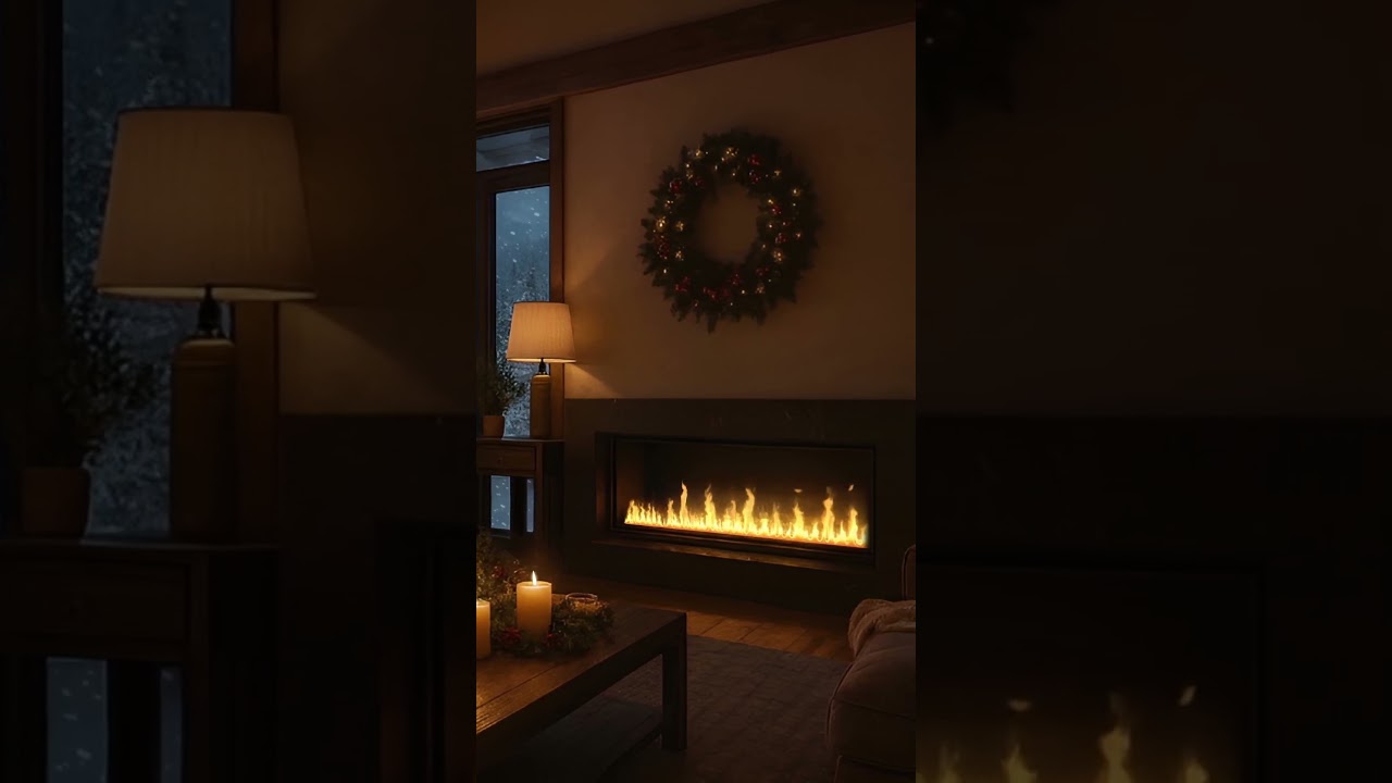 Winter Wonderland Retreat: 8 HOURS of Deep Sleep Fireplace, Snow & Christmas Cabin Relaxation ASMR