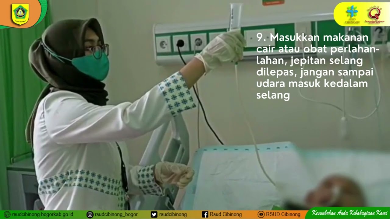 Pemberian Makan melalui selang NGT (Nasogastric Tube) oleh Priyati Restuningsih-Perawat Terampil