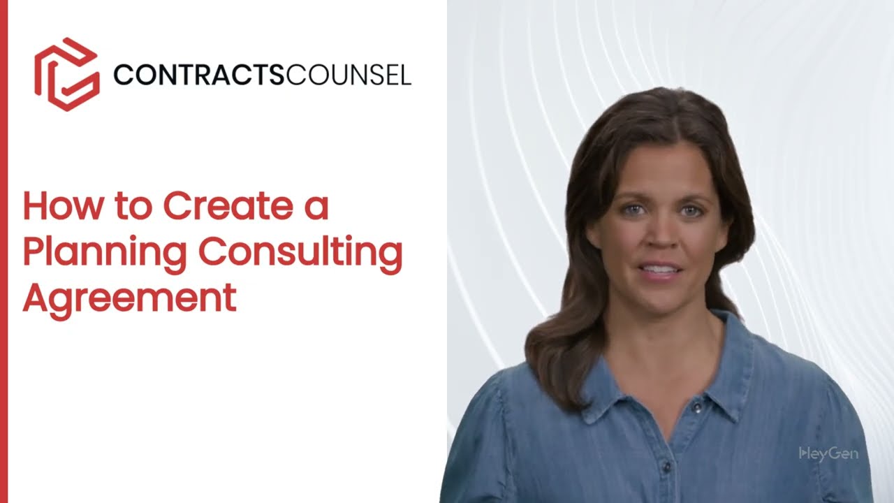 How to Create a Planning Consulting Agreement [Templates Available]