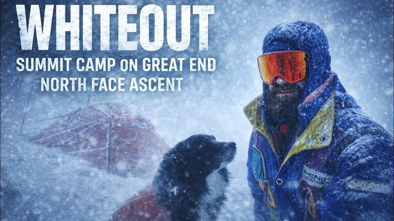 ❄️ WHITEOUT ❄️ : Summit Camp on Great End : North Face Ascent : HILLEBERG JANNU