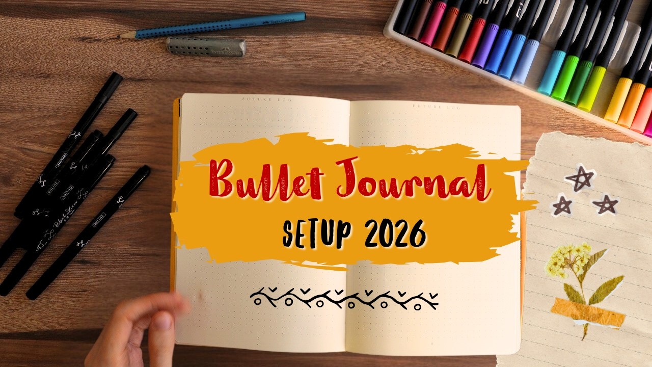 Mein Bullet Journal Setup 2026 ✍️ Kreativzeit: plant mit mir meinen Januar