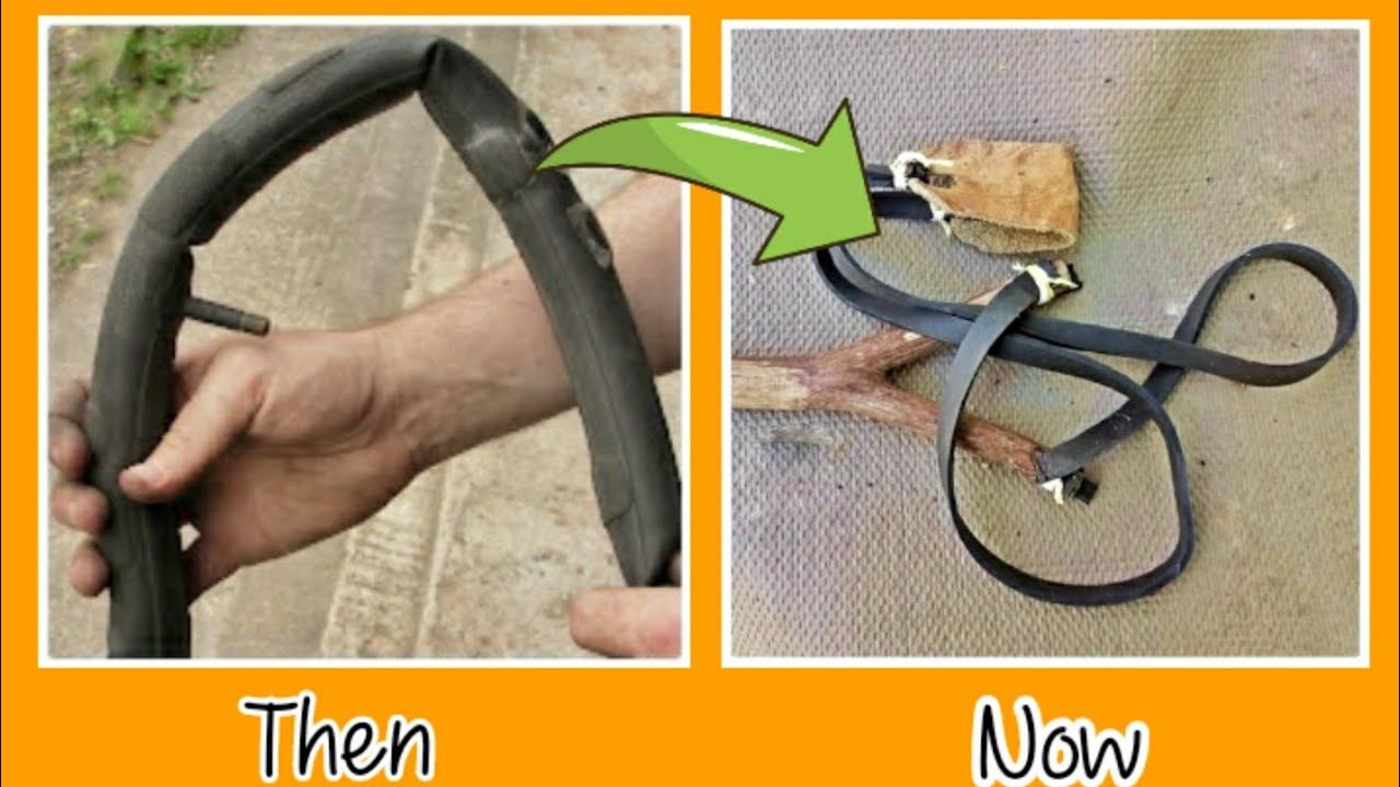 5 MINUTES CRAFT | BEST SLING SHOT FROM OLD BIKE TUBE