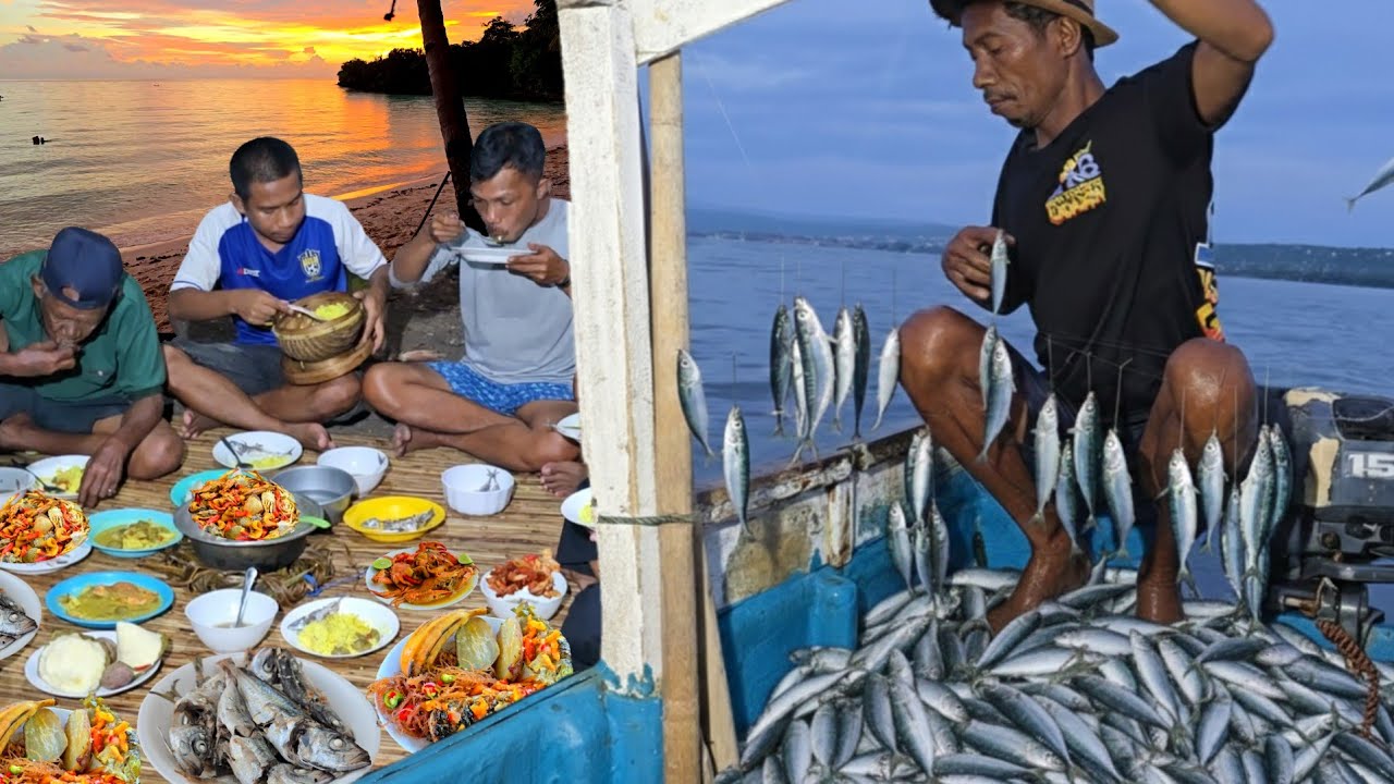11 Hari di Pulau Terpencil, Mancing Ikan sekali strike Puluhan Ekor naik diperahu #Part10