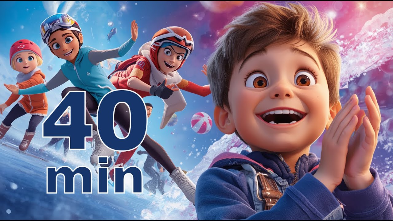 🎬✨ Avventura Olimpica a Milano 2026! Cartoni Animati con Canzoni Coloratissime 🌈🏅
