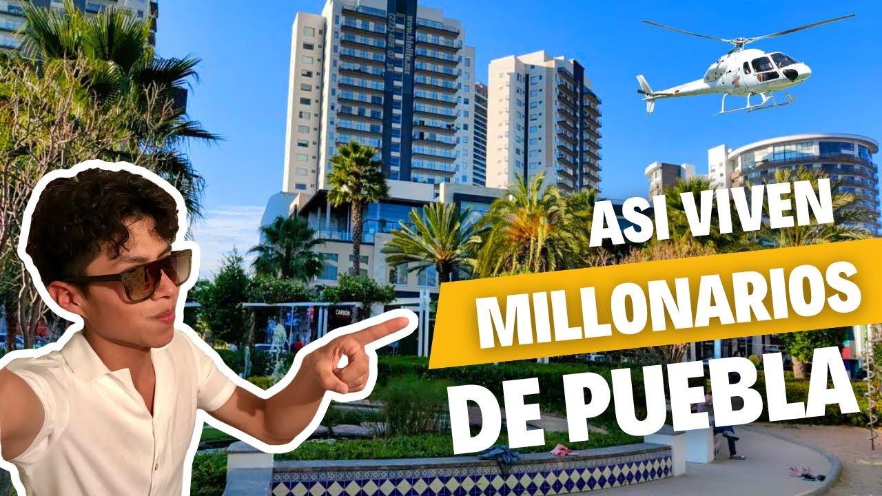 Así viven los MILLONARIOS de Puebla * Lomas de Angelópolis *