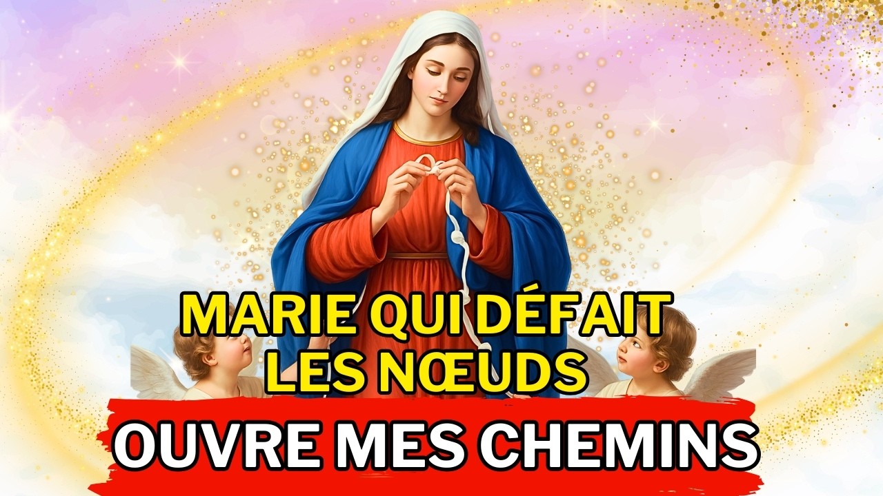 FAITES CETTE PRIÈRE À MARIE QUI DÉFAIT LES NOEUDS - POUR DÉBLOQUER TOUTE SITUATION AUJOURD’HUI