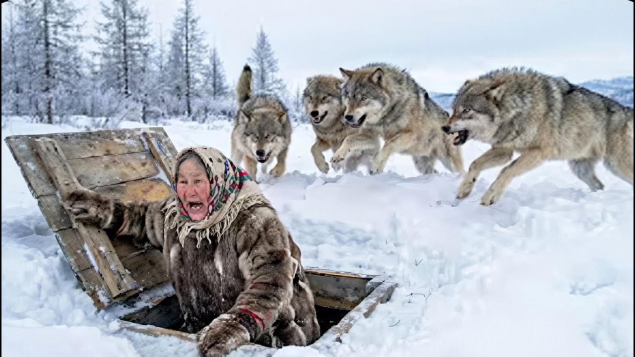 85-Year-Old Widow Escapes a Pack of Wolves in Extreme Yakutia