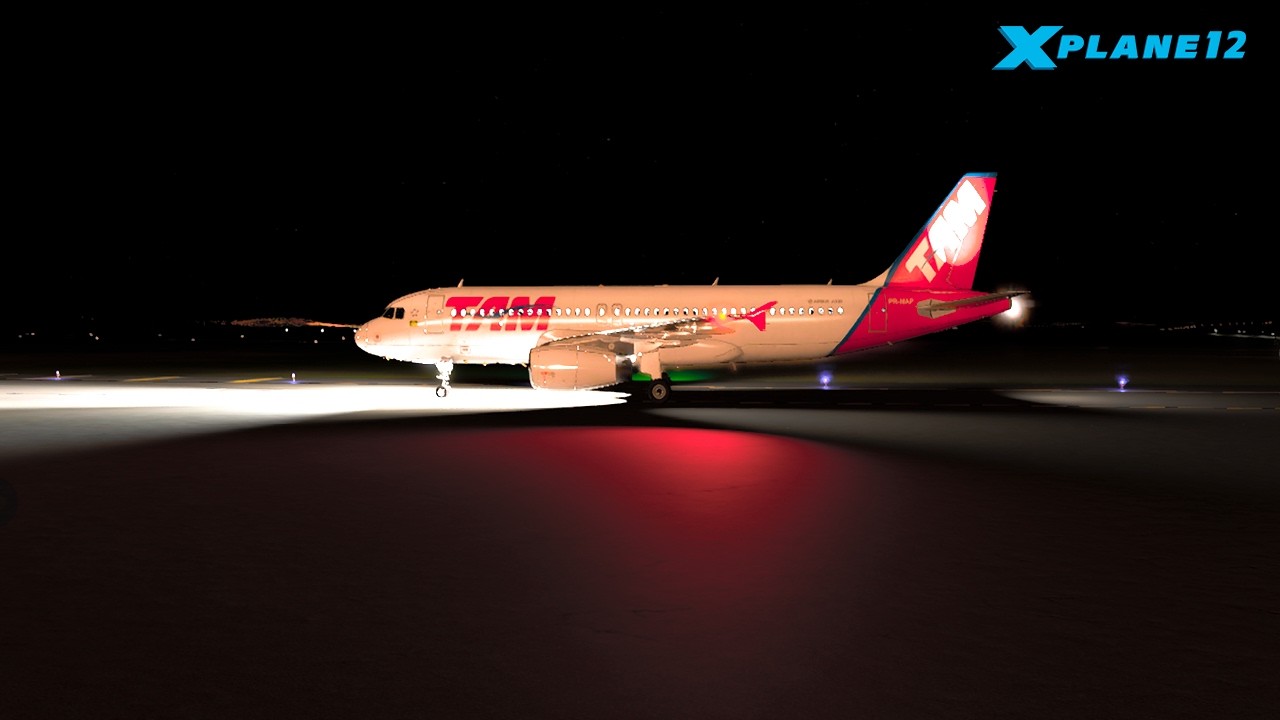 X-Plane 12 #11 Airbus A320 TAM SBGR - SBCF