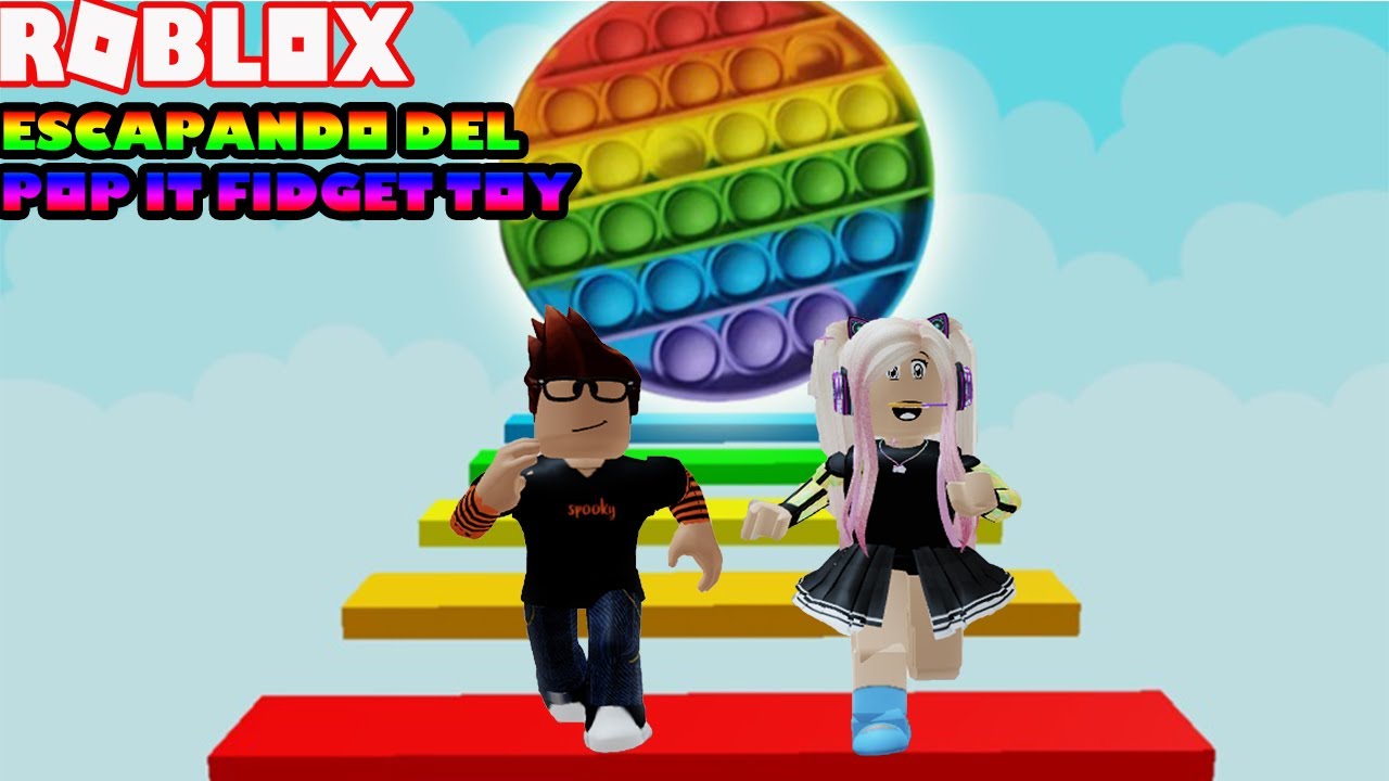Escapando De Pop It Fidget Toy Obby Roblox! Es un Obby Fácil Decían!😄 Jaja!