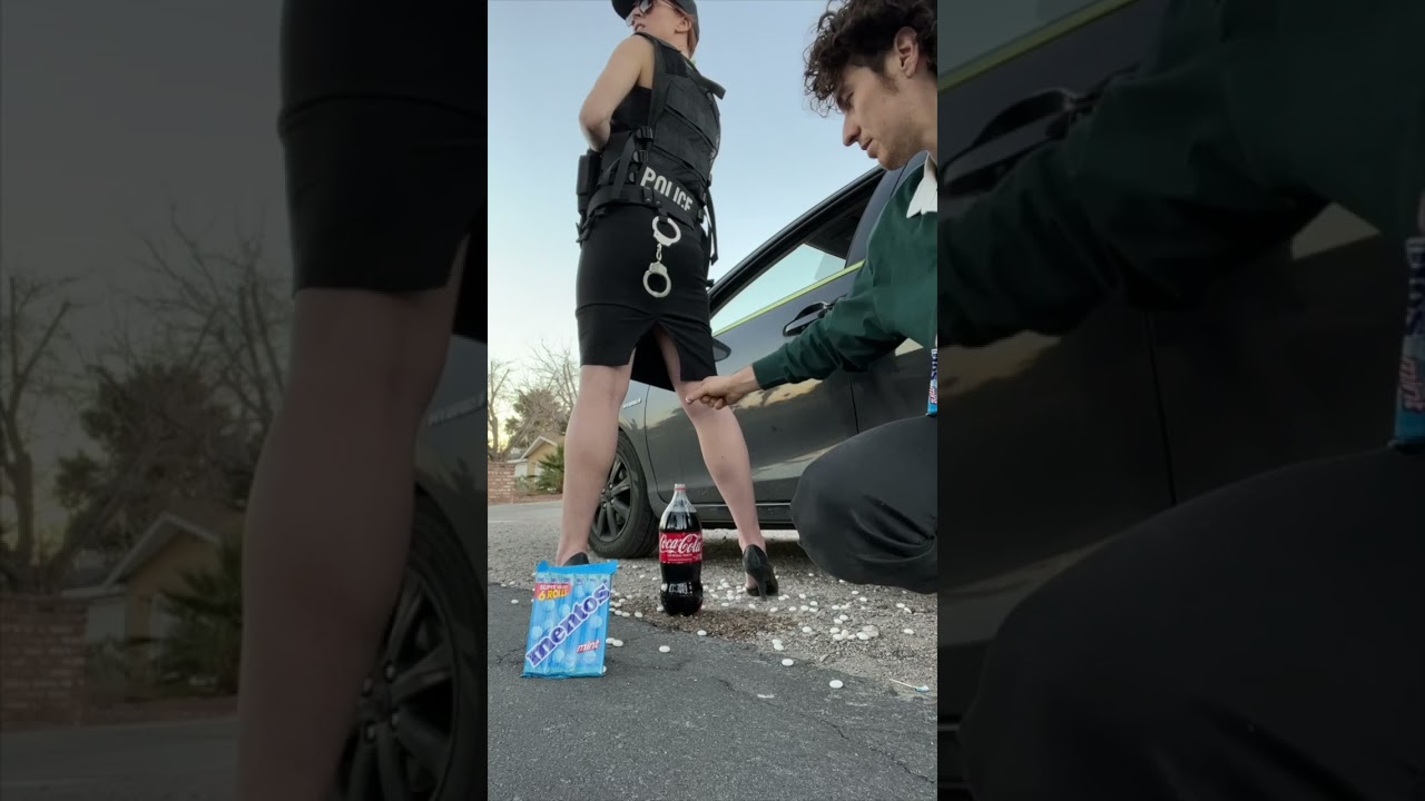He Pranked a Female Cop with Mentos