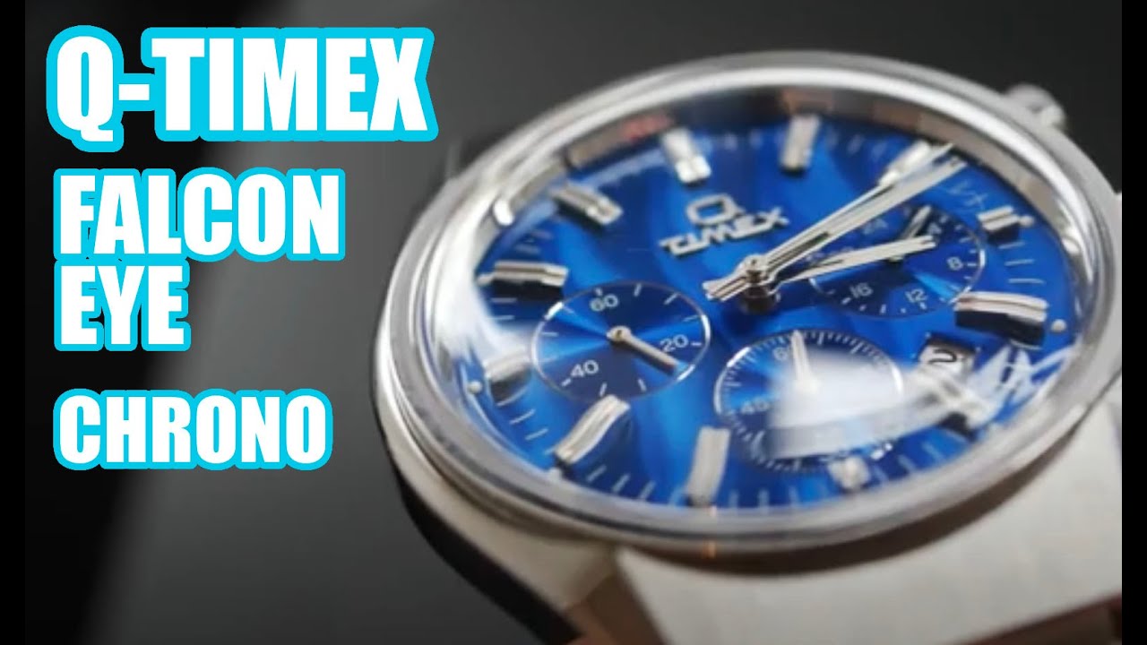Q-Timex Falcon Eye Chronograph - It's A Bluesy Doozy!