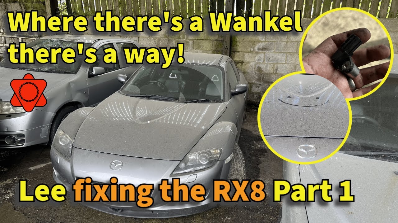 Lee brings the RX8 back to life! #mazda #rx8 #projectcar #rwd #rotaryengine #13b #barnfinds