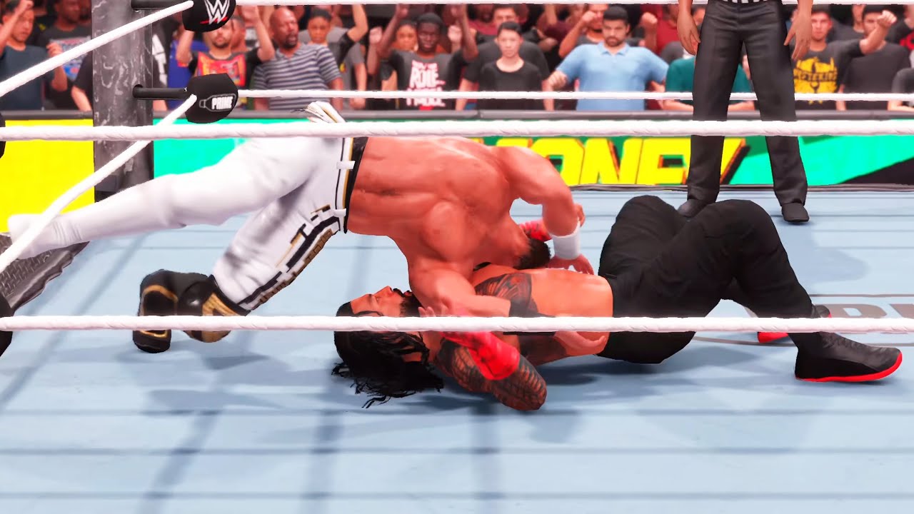 WWE 2K25 - Seth "Freakin" Rollins vs Roman Reigns - Gameplay (PS5 UHD) [4K60FPS]
