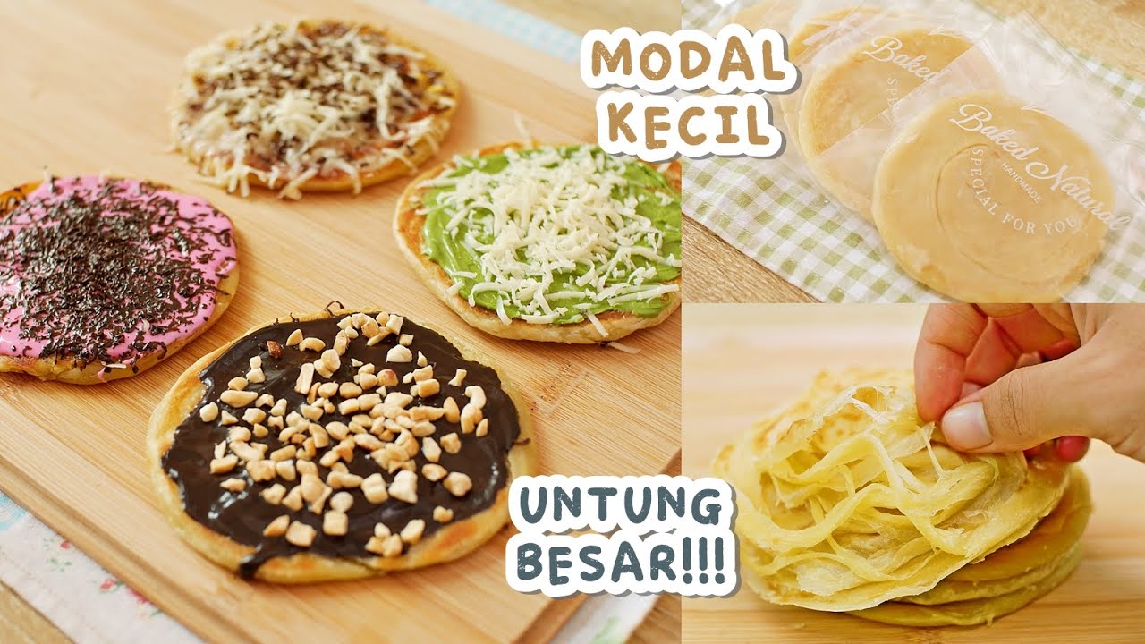 MODAL KECIL UNTUNG BESAR!! Resep Roti MARYAM Dengan Topping Kekinian. BISA BUAT JUALAN FROZEN!!