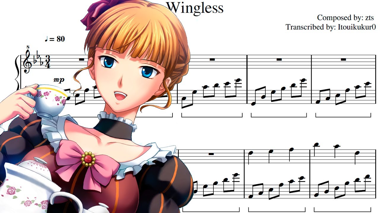 Wingless - Umineko no Naku Koro ni [Piano Transcription]