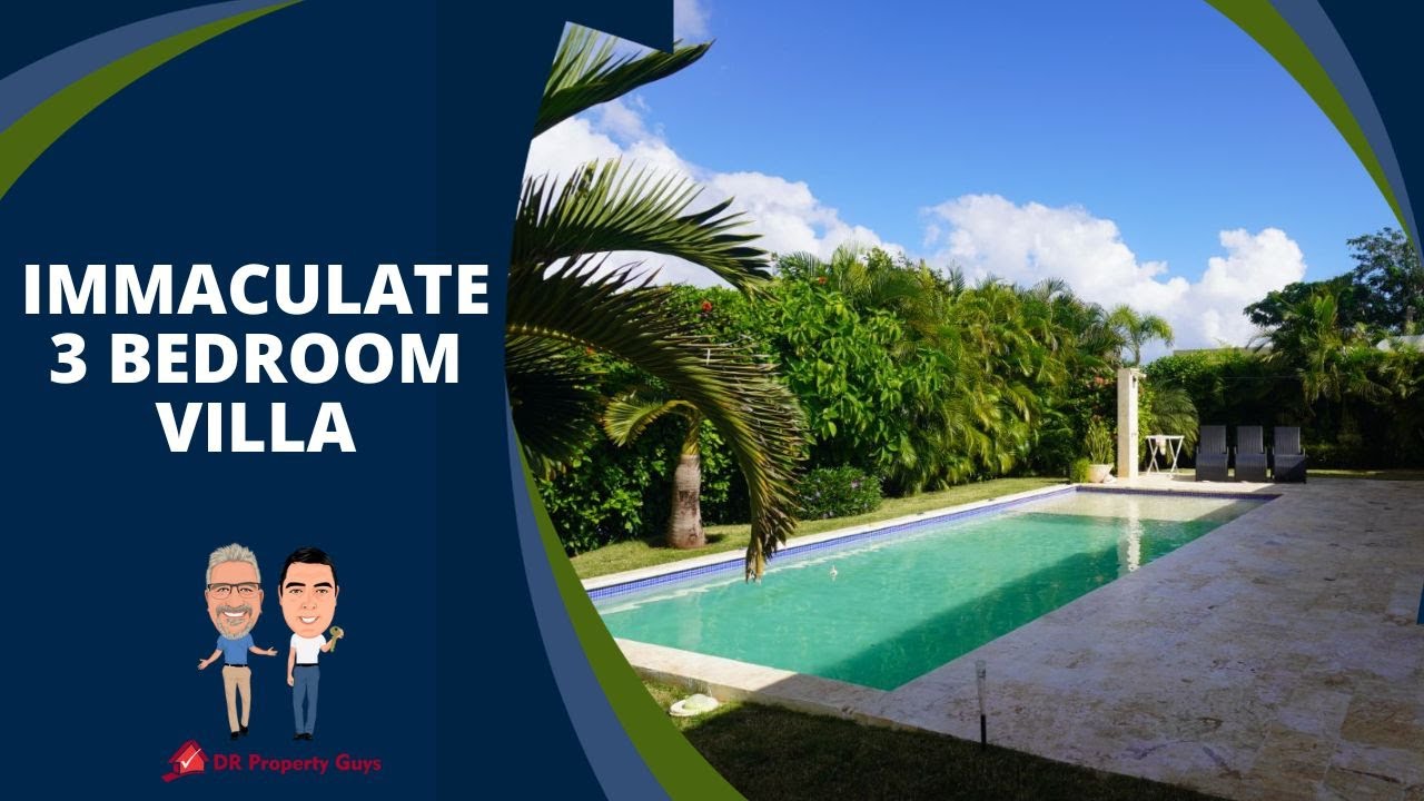 Immaculate 3 bedroom Sosua Villa