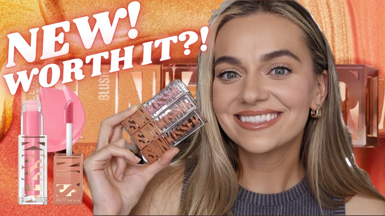 НОВЫЕ жидкие румяна Sunkisser Maybelline ПОЛНЫЙ ОБЗОР и СВОТЧИ!!
