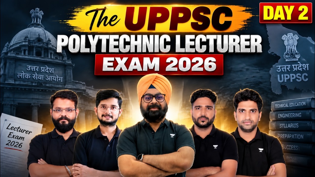 UPPSC Polytechnic Lecturer 2026 Paper Analysis & Solutions | Day 2