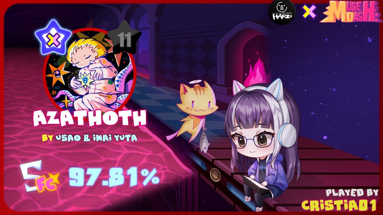 [Muse Dash] Azathoth Hidden (Lv 11) Full Combo (97.81%)
