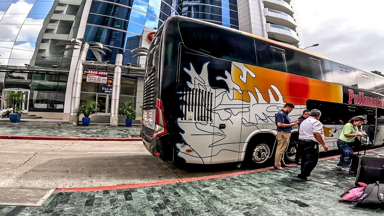 AUTOBUS PULLMANTUR SAN  SALVADOR GUATEMALA[] PULLMANTUR BUS INTERNACIONAL EL SALVADOR A GUATEMALA