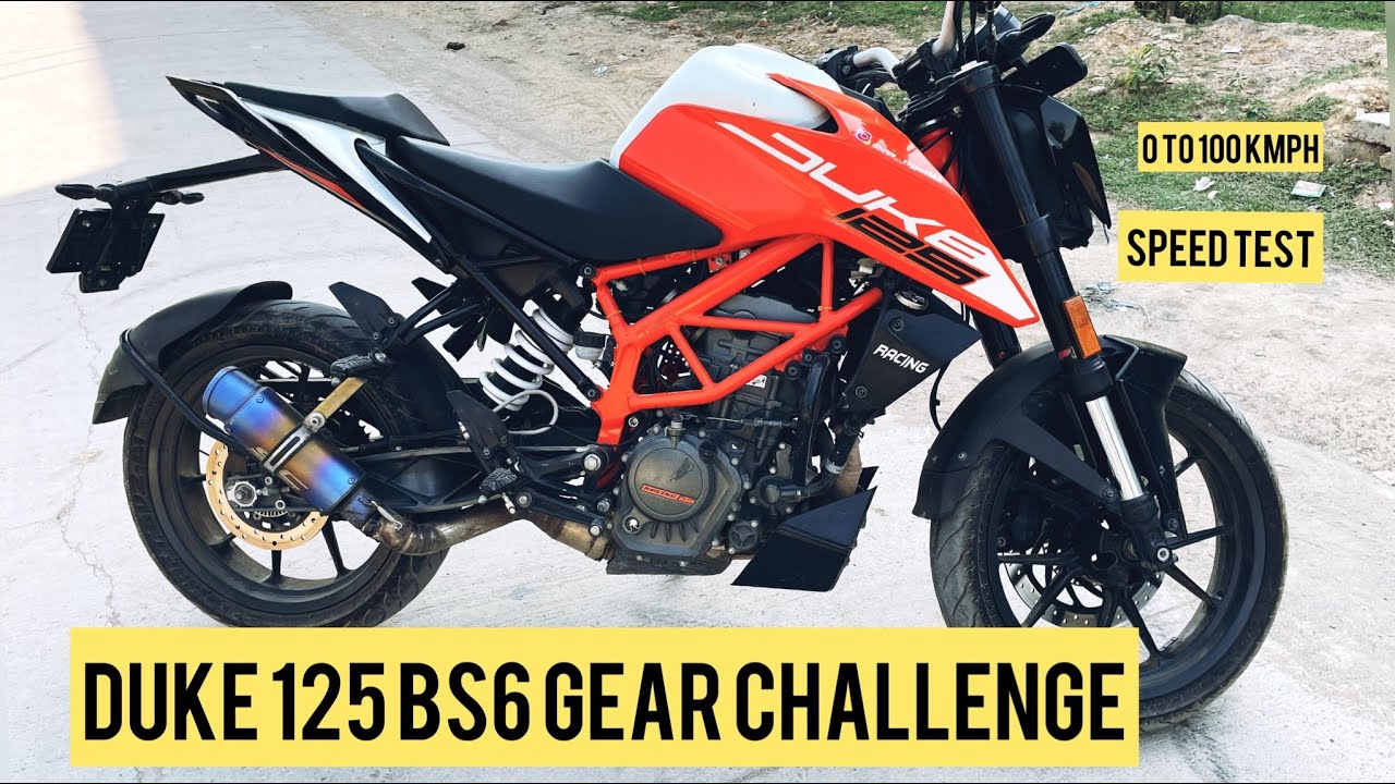 Duke125 Bs6 Gear challenge || 1 to 100😱😎 || watch this video before buying it ✅ ❌