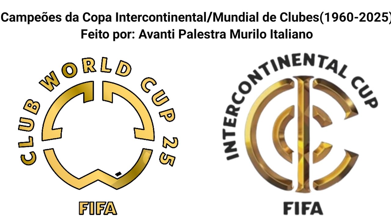 Campeões da Copa Intercontinental/Mundial de Clubes (1960-2025)