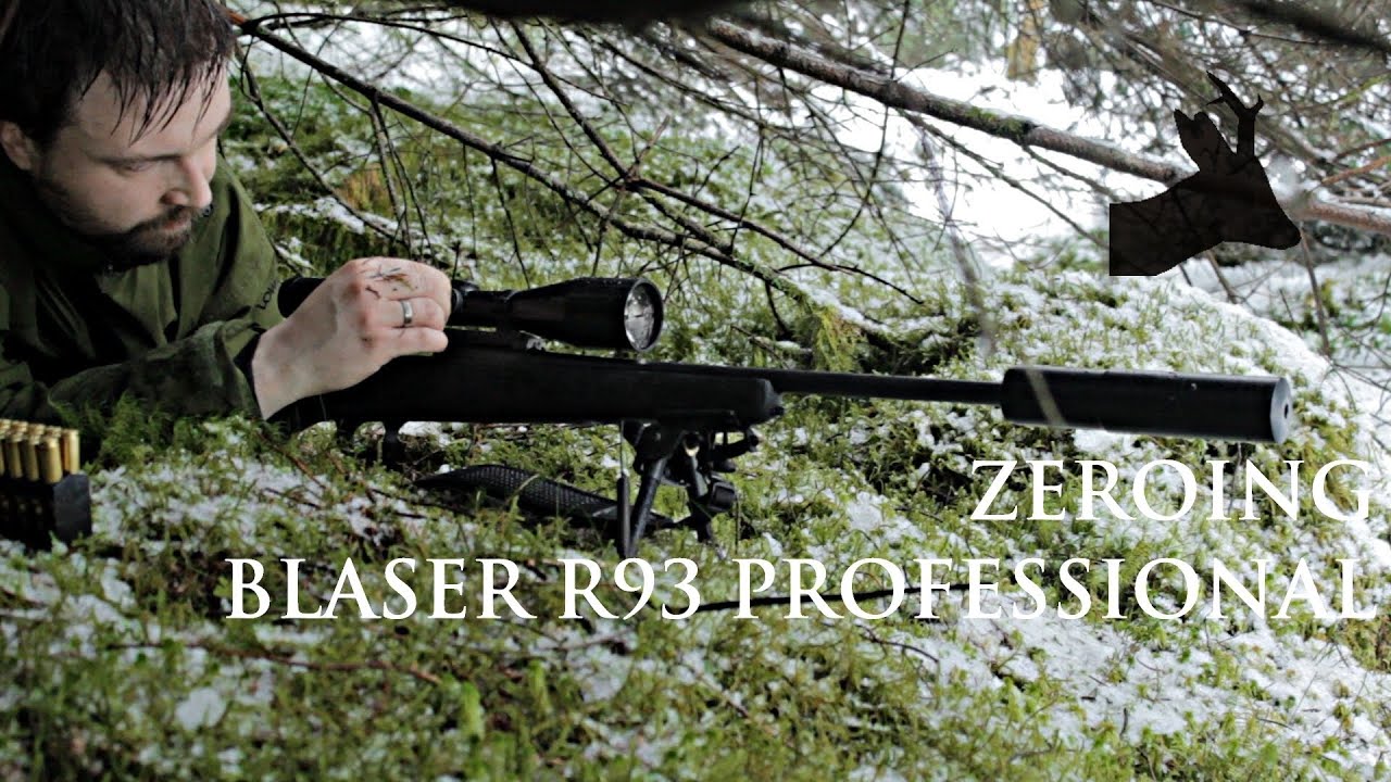 Blaser R93 Professional - zeroing -Przystrzeliwanie Blasera