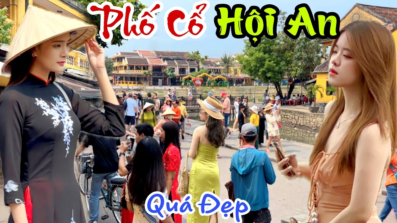 Quá Đẹp PHỐ CỔ HỘI AN 2023 - Đông Nghẹt Du Khách Nước Ngoài, Bán Buôn Tấp Nập | KPVL