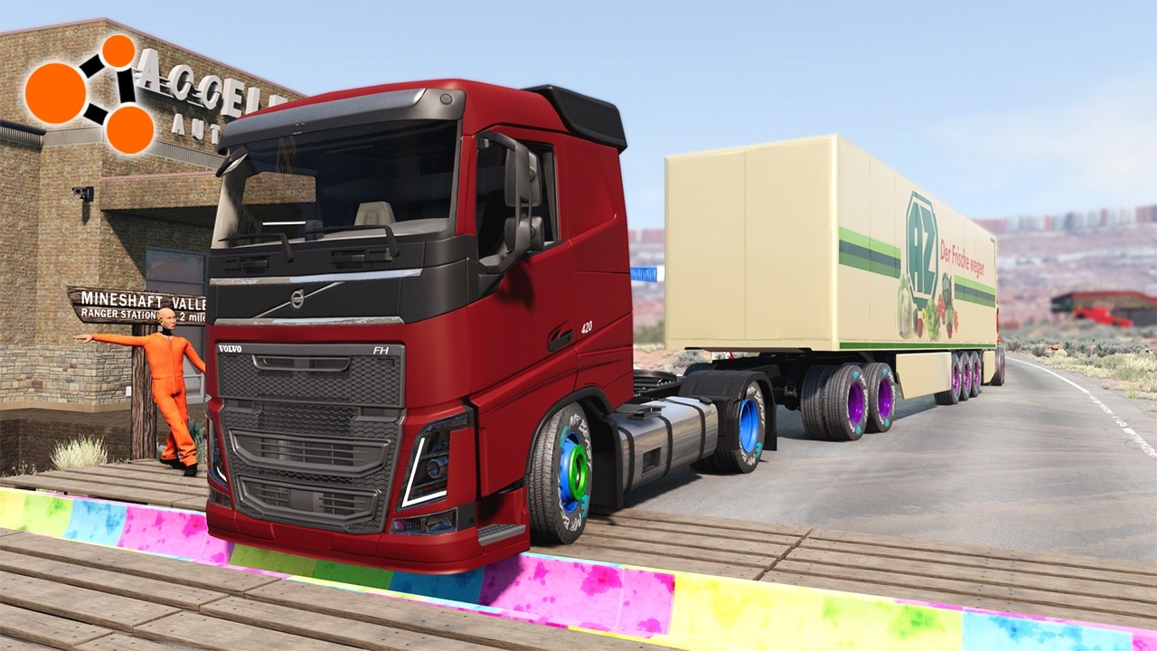 Trucks VS Road Challenge #21 🚚 BeamNG.drive | Beamng Crashes TV