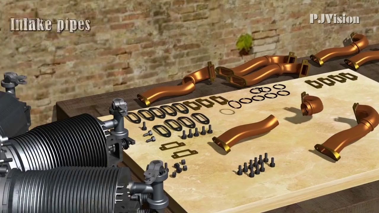 Le Rhône 9C - Assembly Movie (HD)