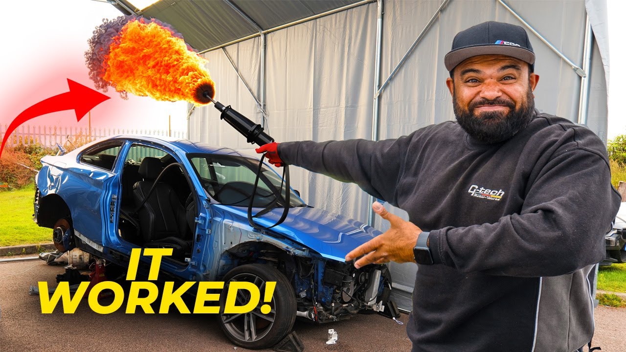 It’s Go Time! Stripping Down the Rear of the BMW M240I and Removing the Rear Quarter Panel | Part 7