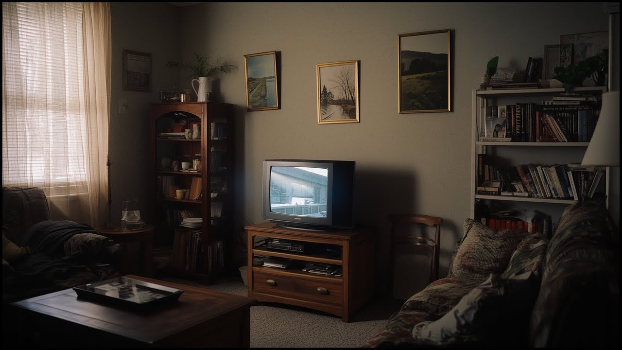 the tv was already on