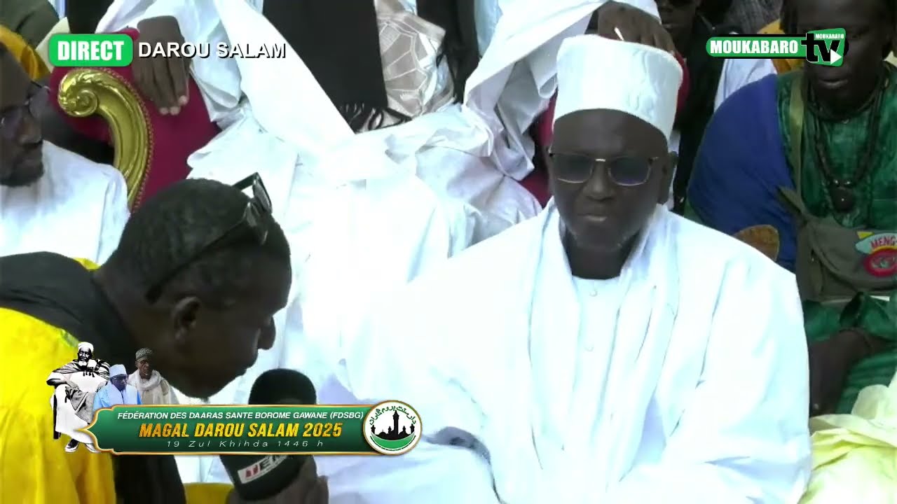 Magal Darou Salam édition 2025: Discours Sr Babacar Mbacké Moukabaro